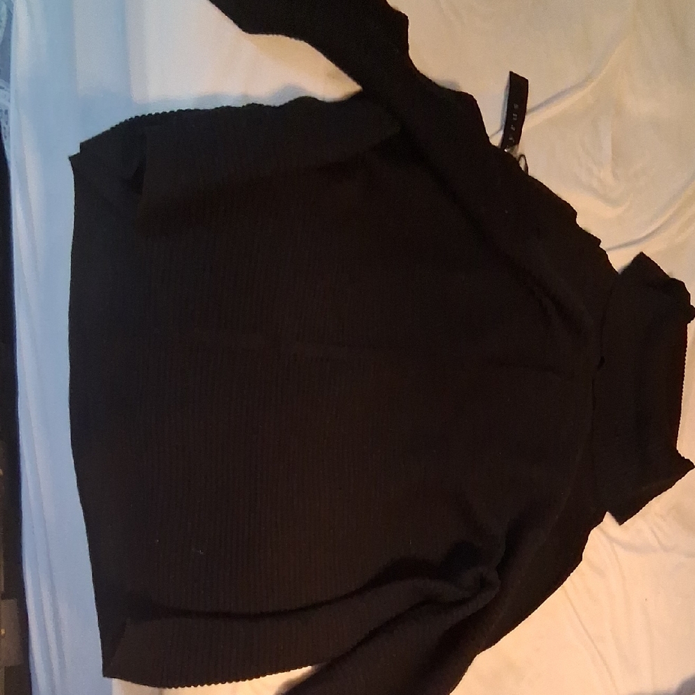 Black Turtleneck Sweater